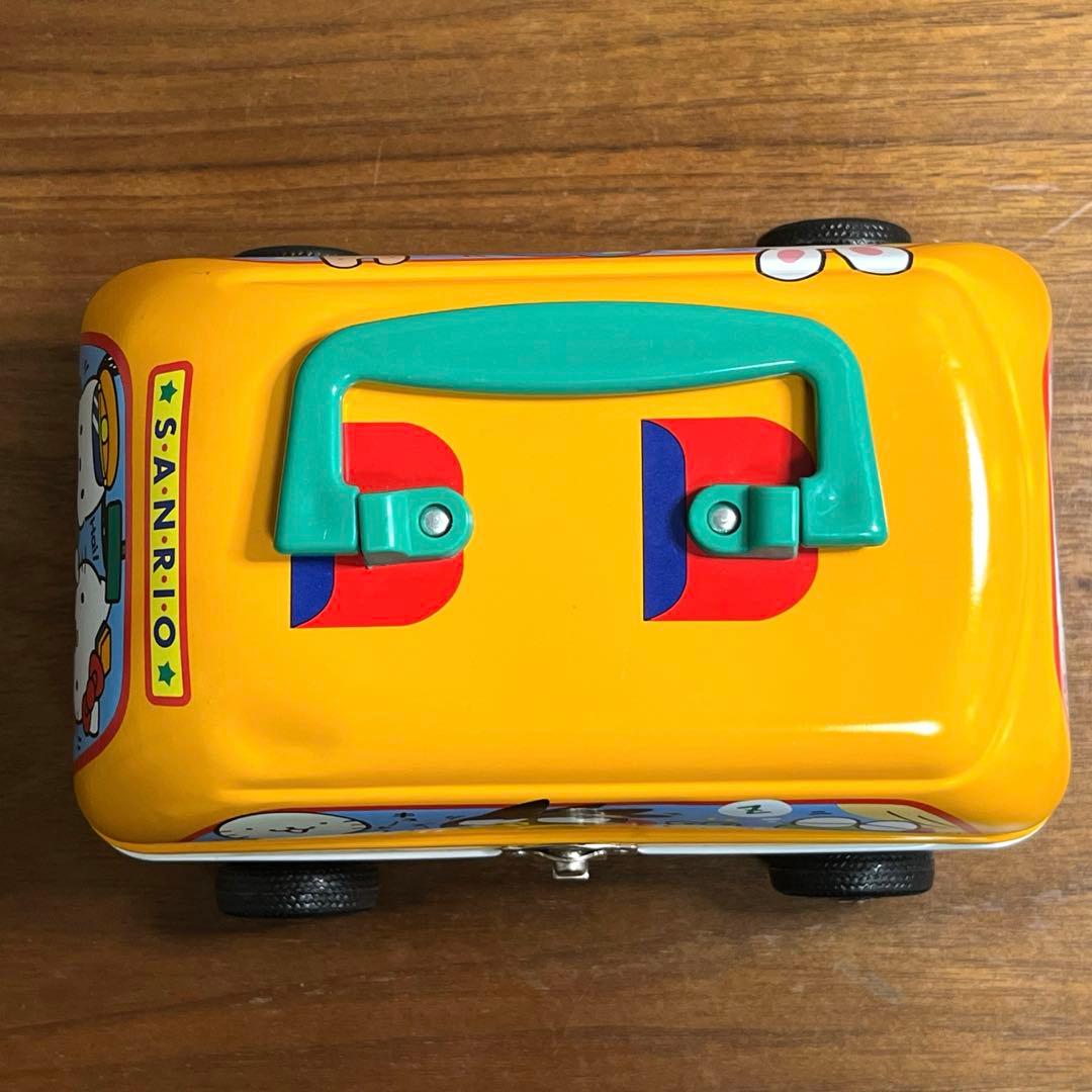 サンリオ　わくわくおでかけなかよしバス 缶ケース　ピューロランド限定