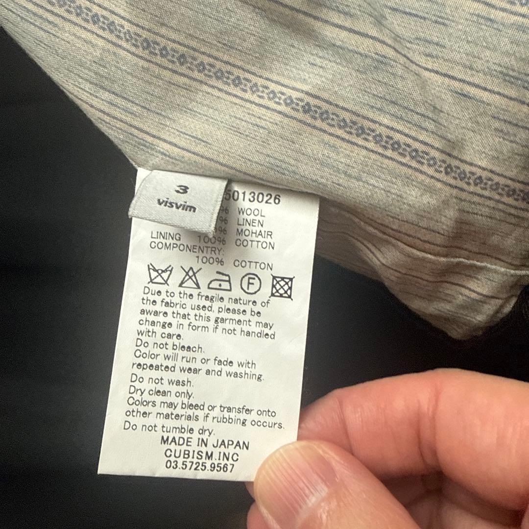 【ほぼ未使用、定価1/3以下】visvim SANJURO JKT