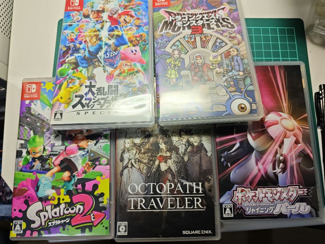 【匿名配送】任天堂Switchソフト5本まとめ売り