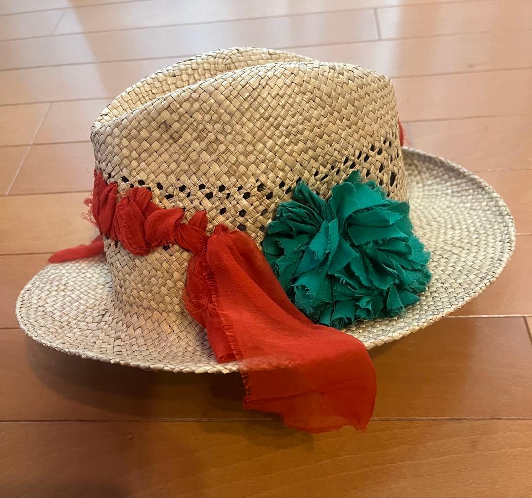 専用　超稀少✨LANVINストローハット麦わら帽子