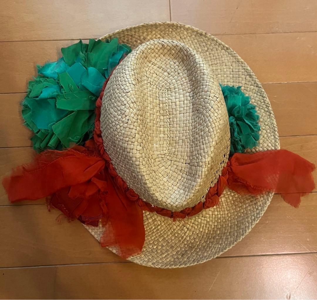 専用　超稀少✨LANVINストローハット麦わら帽子