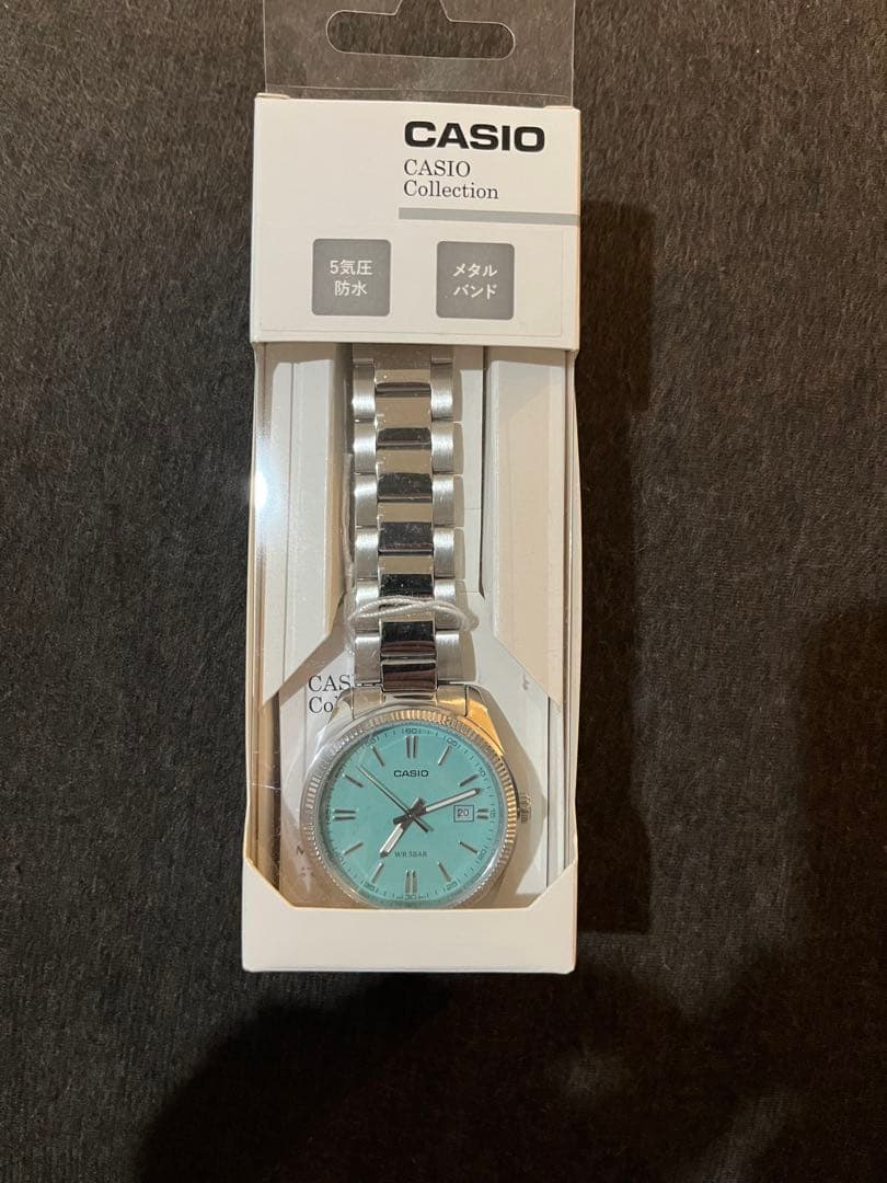 カシオ CASIO ターコイズブルー Tiffany ブルー
