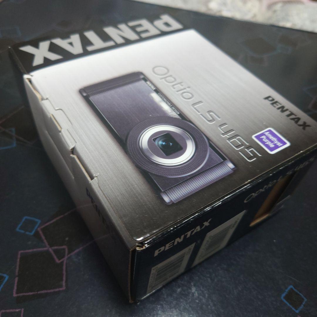 PENTAX Optio LS465 パープル 16MP 5倍ズーム 新品未使用