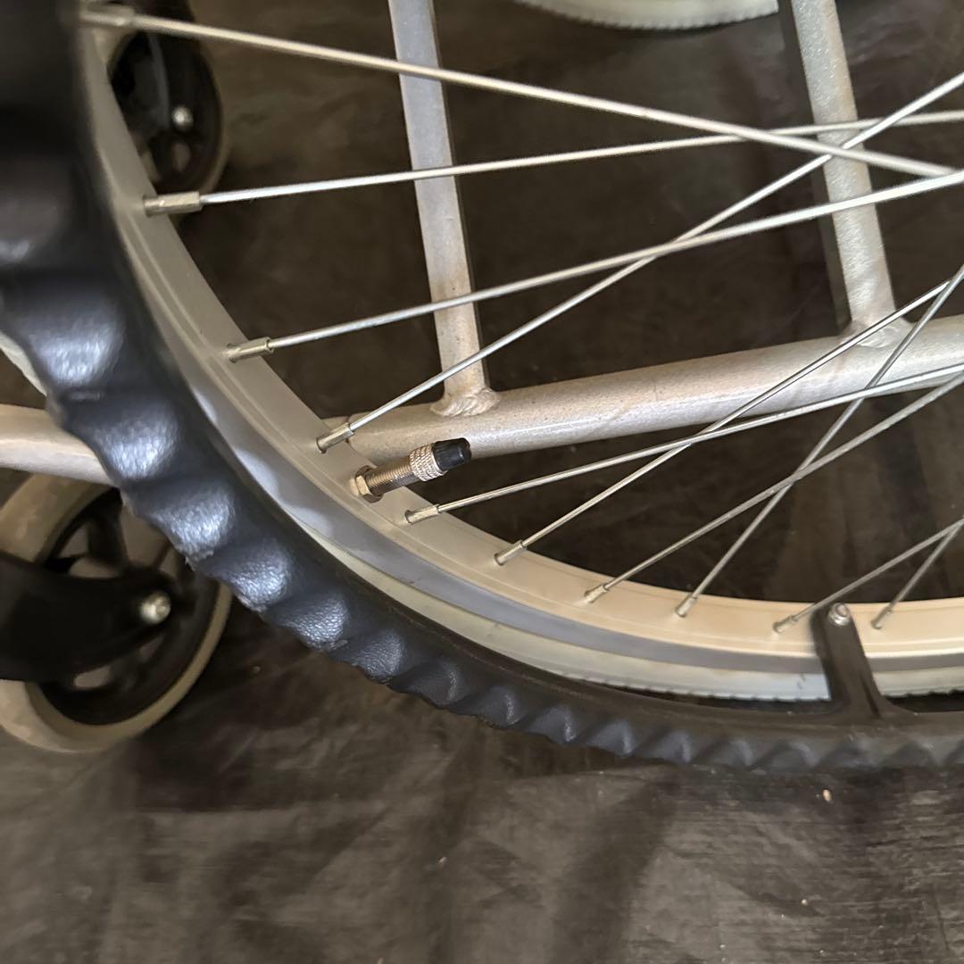 自走用車椅子 チェック柄【A-89】