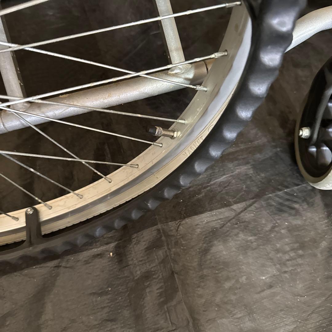 自走用車椅子 チェック柄【A-89】