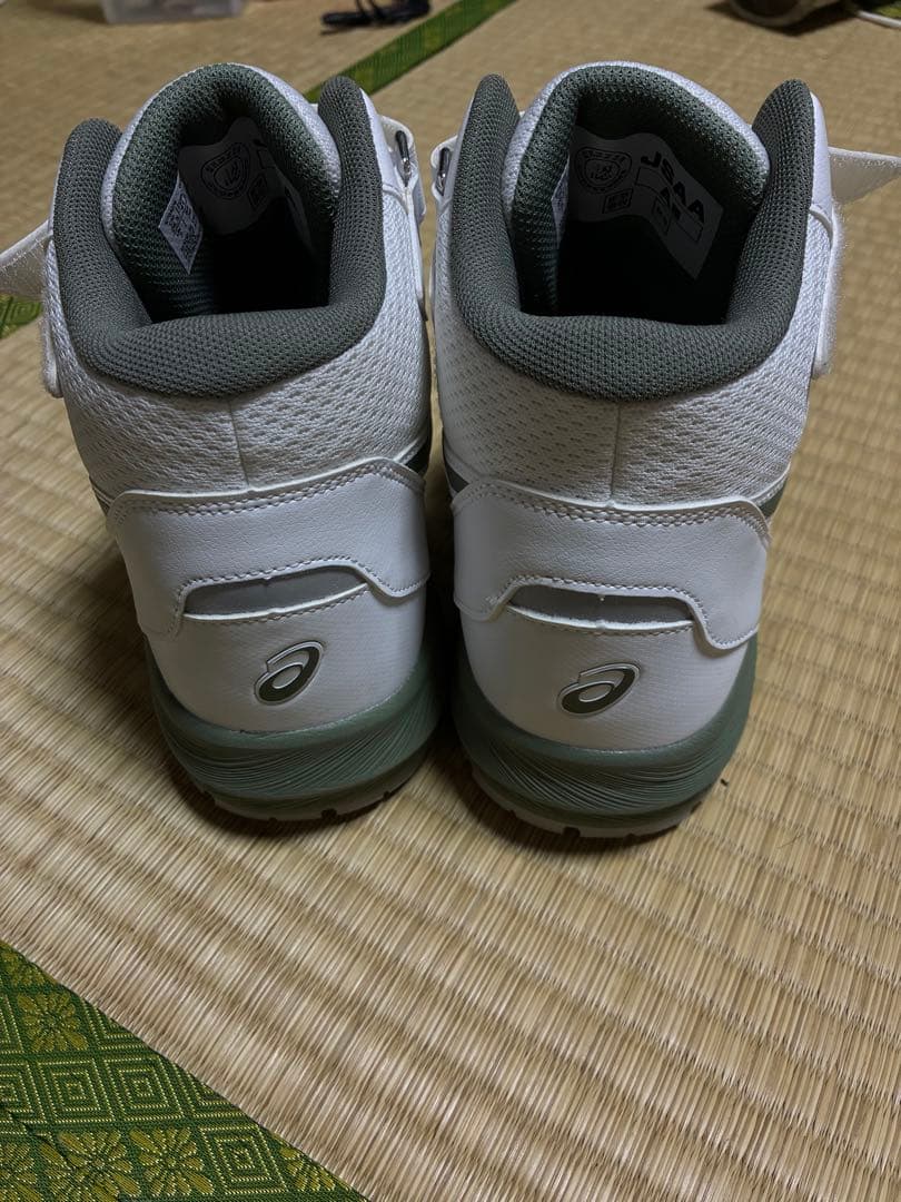 ASICS ホワイト ベルトタイプ安全靴