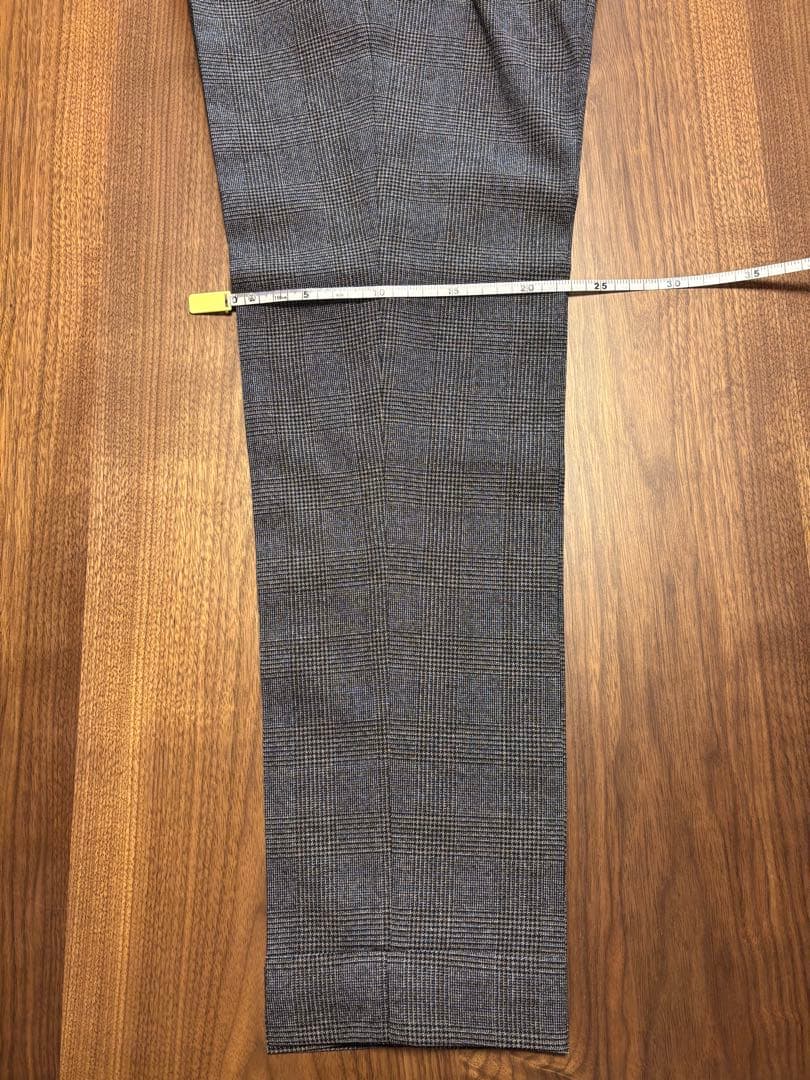【値下げ】 【美品】 PT01 グレンチェック柄 スラックス