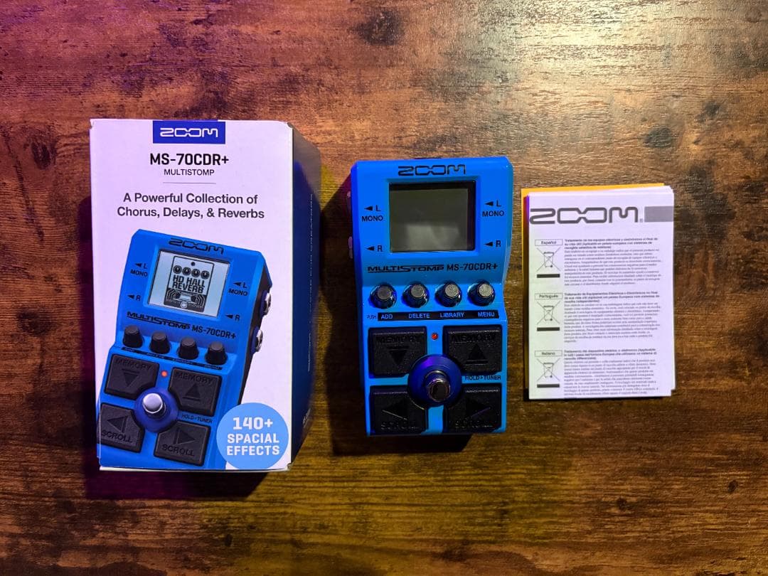 Zoom - MS-70CDR+ (マルチエフェクター)