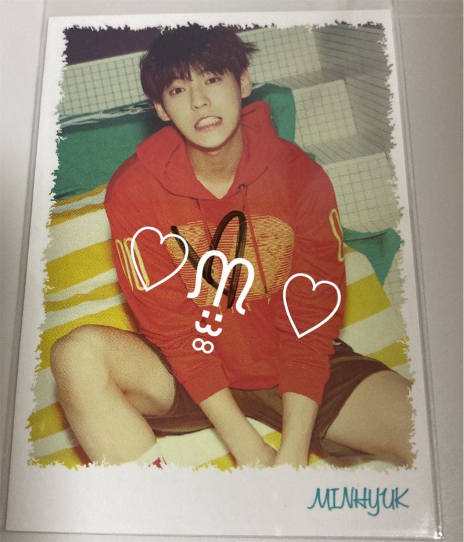 BTOB ミニョク 落書きトレカ