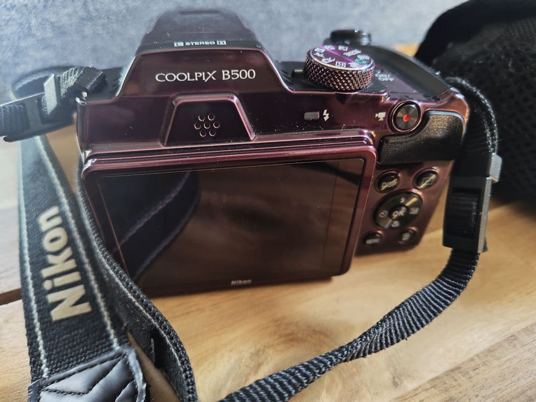 Nikon COOLPIX B500 パープル カメラケース付き
