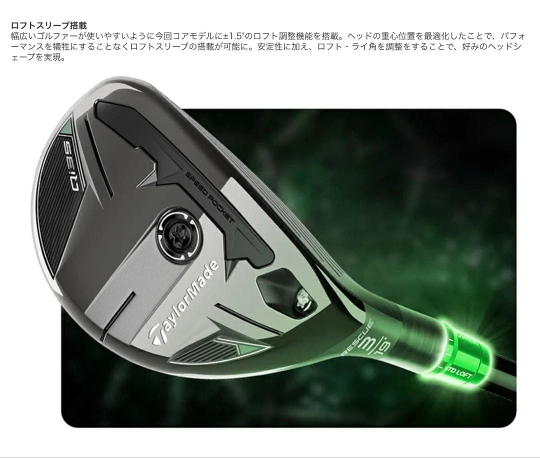 週末セール！！ 未使用。 テーラーメイド Qi35 ユーティリティ 3U 19°