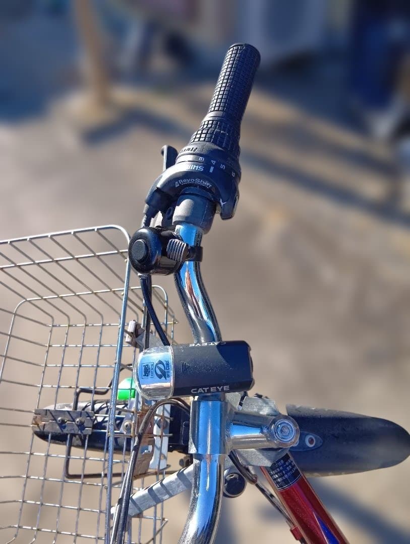 マウンテンバイク26インチ 赤