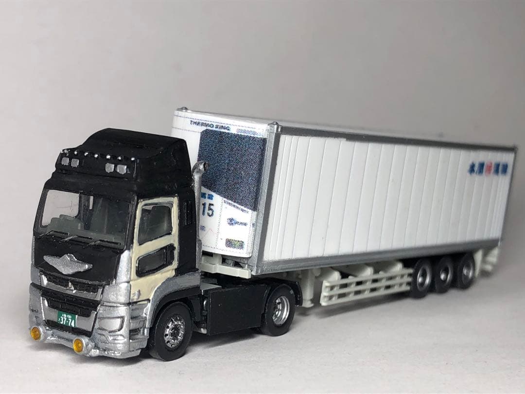 初本間運輸リーファーコンテナトレーラーコレクション三菱スパグレサーモキング冷凍機