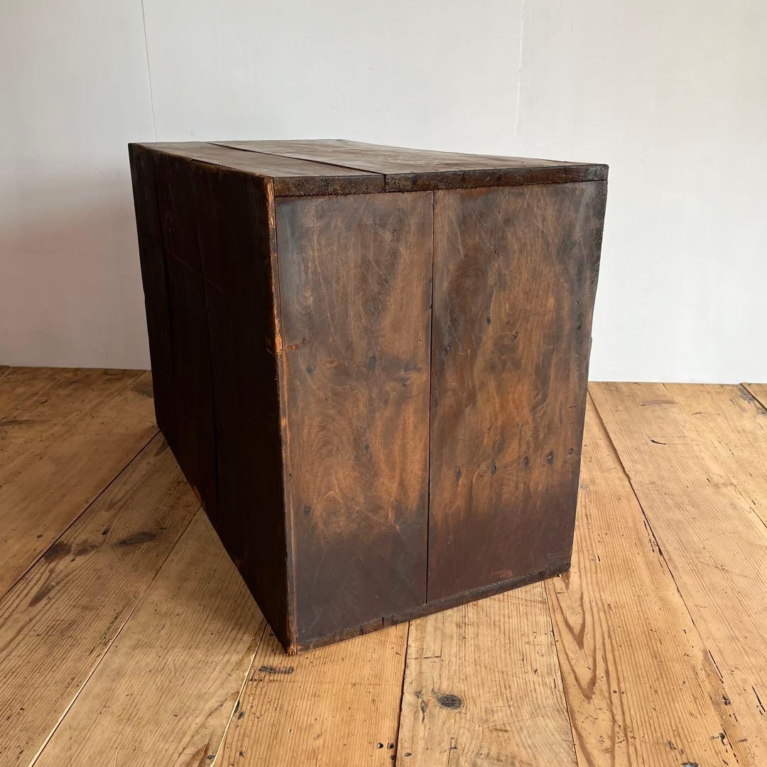 アンティーク チェスト 箪笥 ローボード テレビ台 昭和レトロ 3段 無垢材