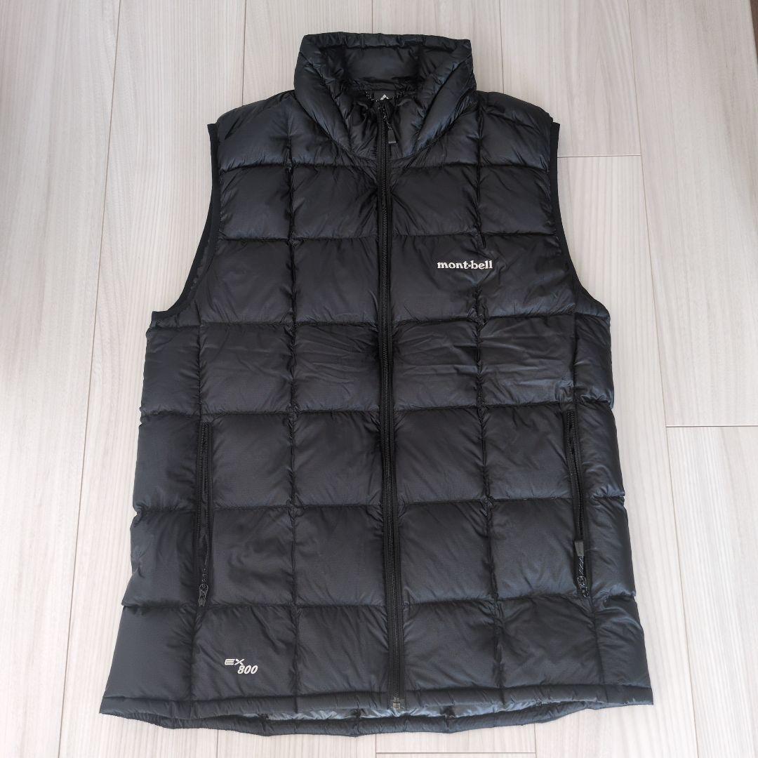 mont-bell ダウンベスト ブラック Mサイズ
