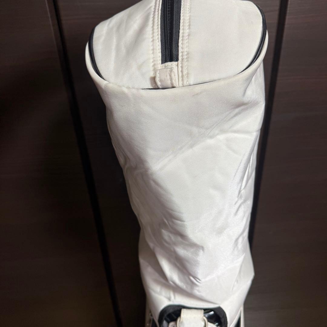 le coq sportif キャディバッグ ゴルフバッグ ホワイト/グリーン