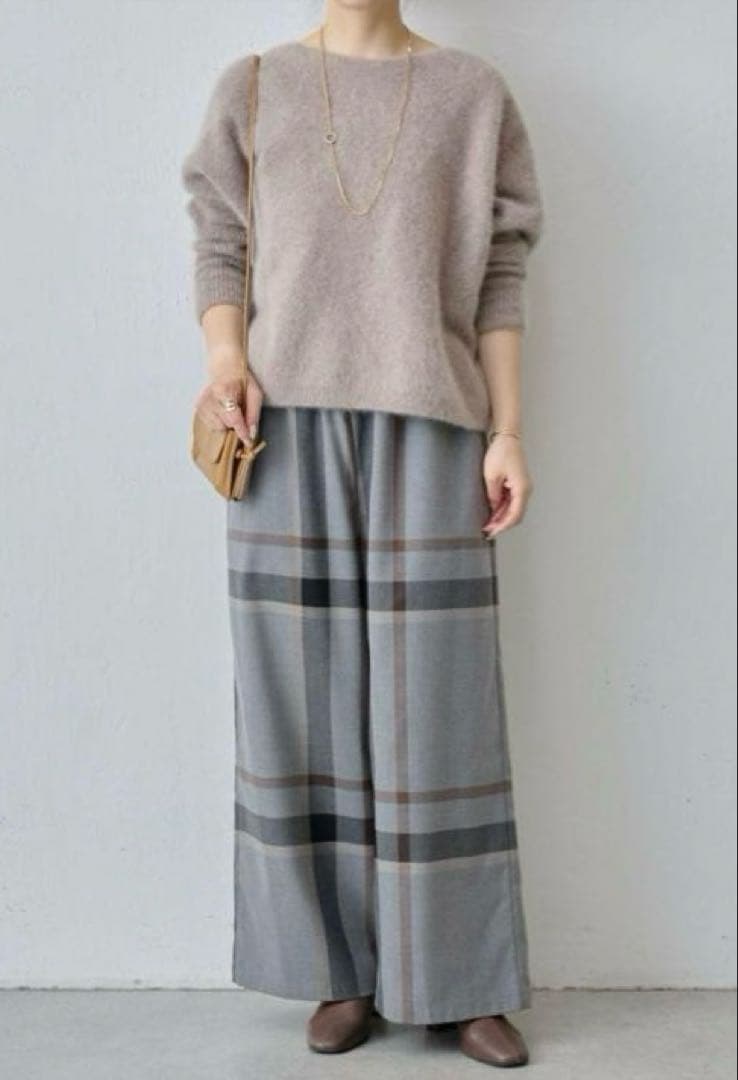 「BEARDSLEY」 イージーパンツ 2 グレー レディース