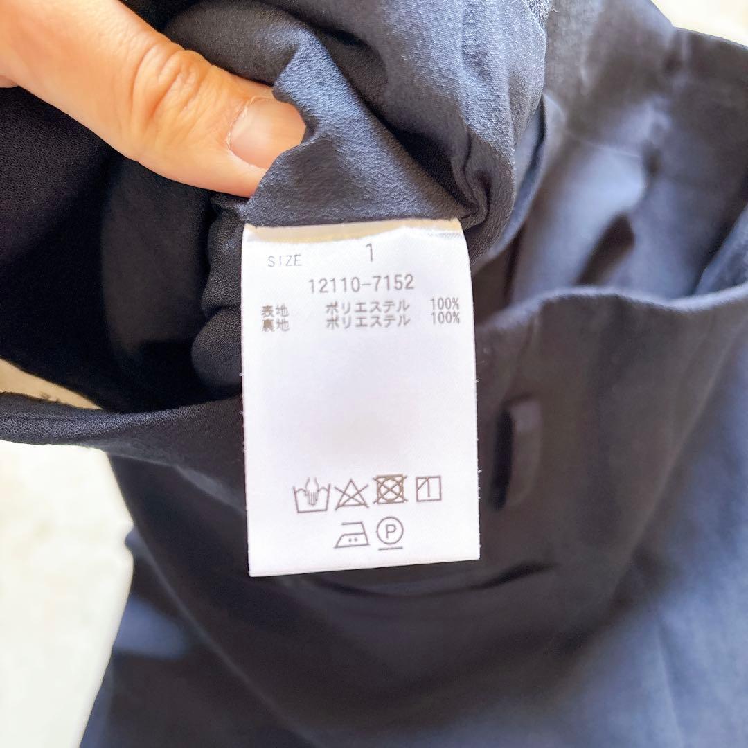 パンツ CLANE HIGH WAIST ANKLE TAPERD PANTS