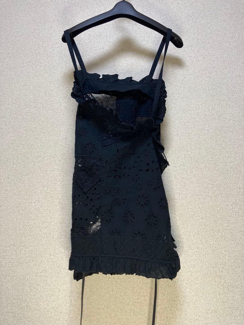 THE SHINZONE パッチワークレース トップス シンゾーン ブラック