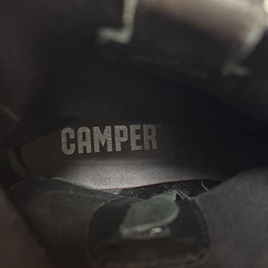【未使用品】カンペール　CAMPER ミドルブーツ　ブラック　38 サイドジップ