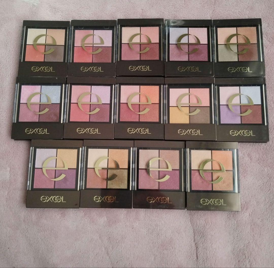 エクセル リアルクローズシャドウ アイシャドウパレット 14点 希少品あり