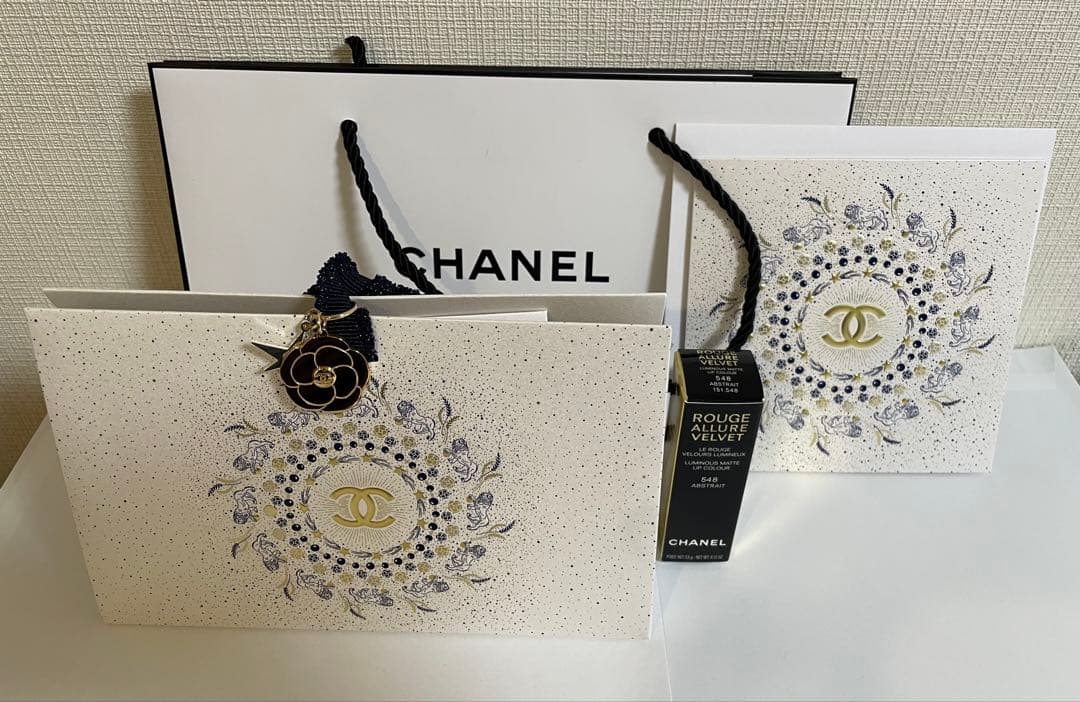 シャネル　ルージュ アリュール ヴェルヴェット ホリデー リップ　アプストレ