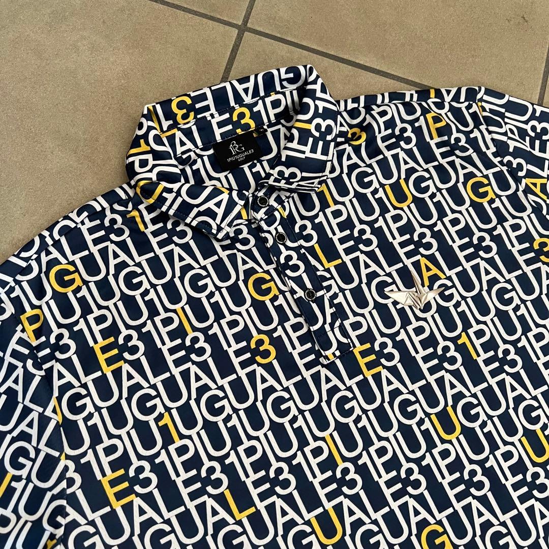 1piu1uguale3GOLF セットアップ　総柄　メンズ　ポロシャツ　パンツ