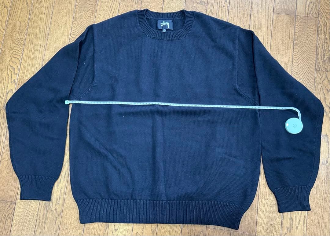 KNT　Stussy クラウン ニットセーター ブラック