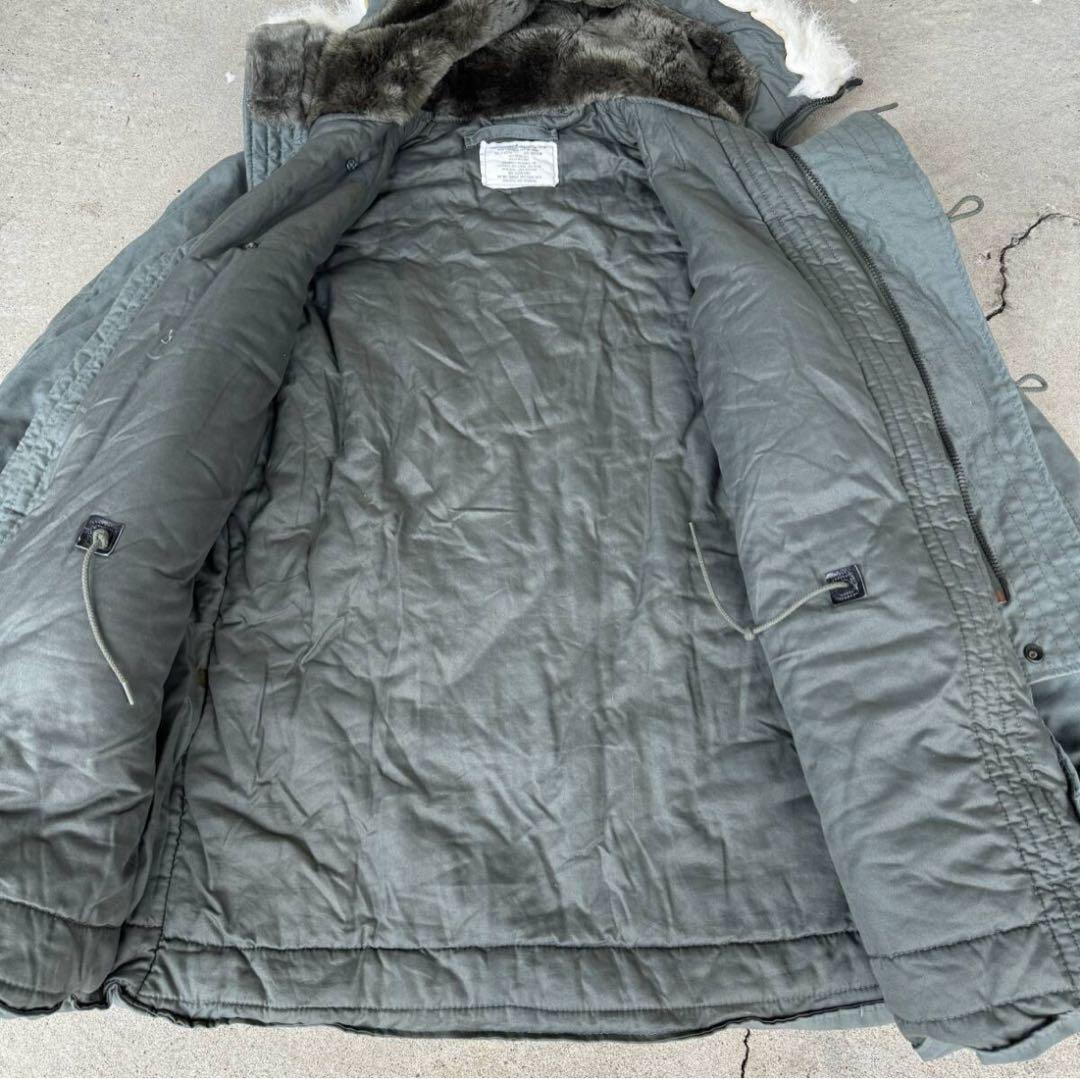 ビンテージ　デッドストック　80s　ミリタリー　N-3B　フライトジャケット