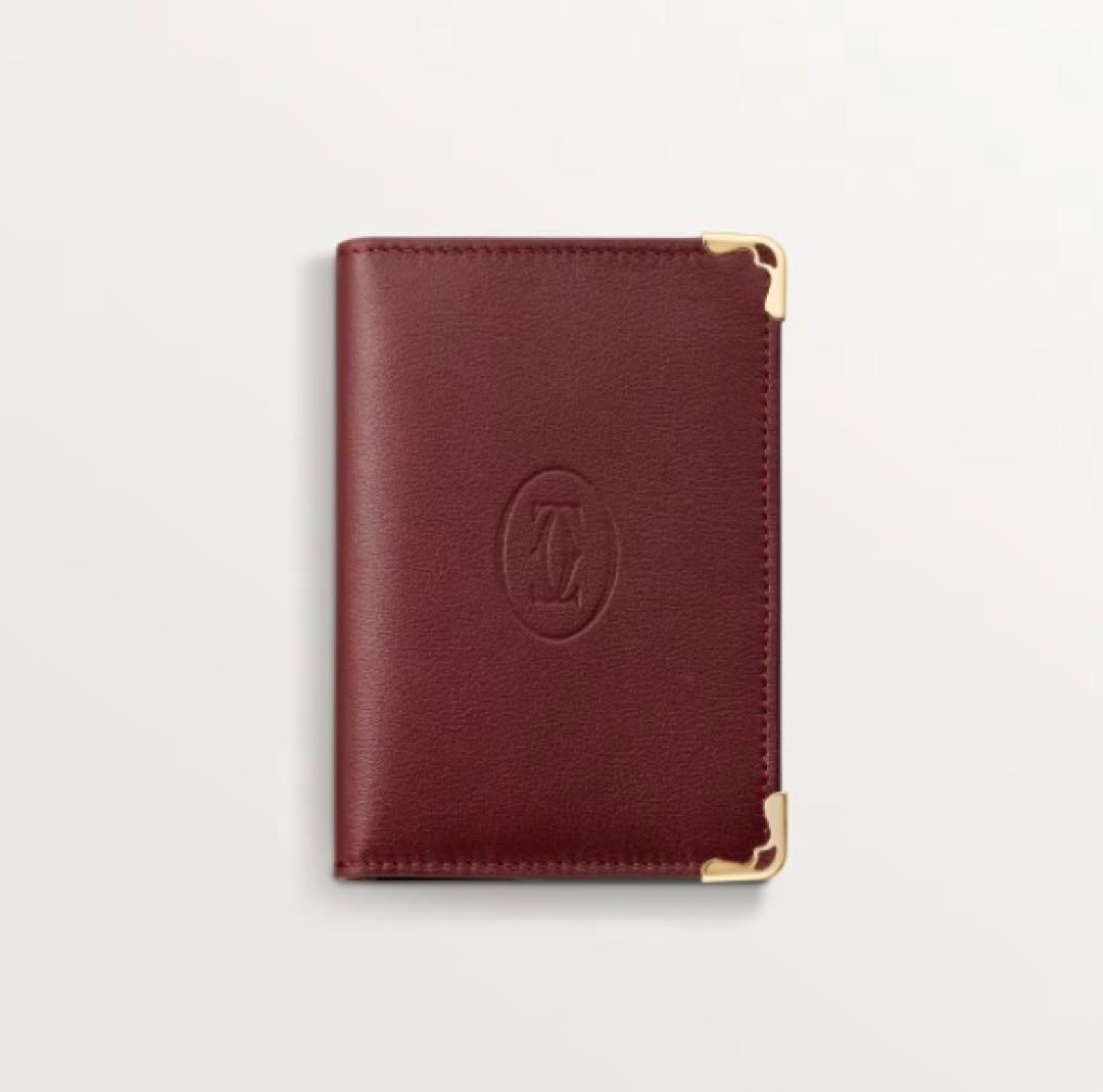 カルティエマスト名刺入れ　ボルドー