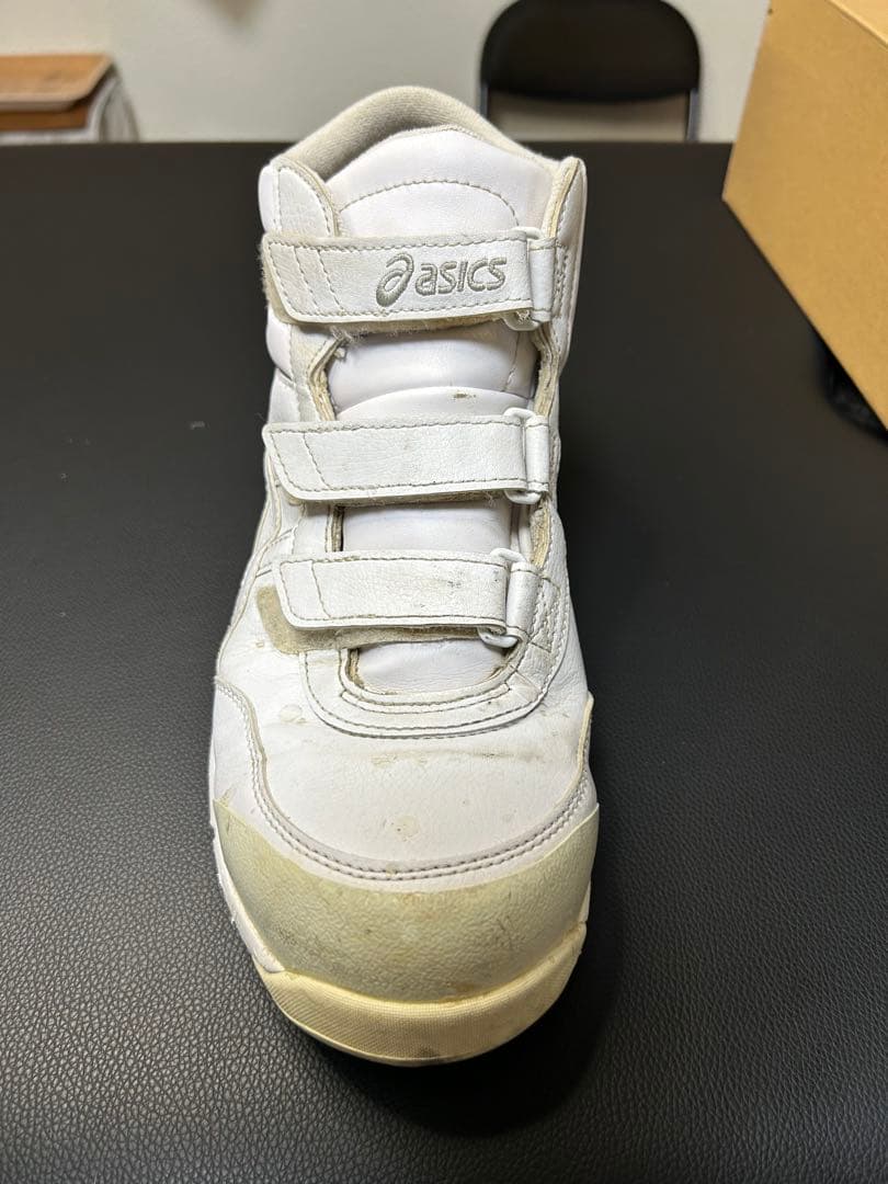 アシックス　安全靴　ウィンジョブcp302 ホワイト　27.5 中古