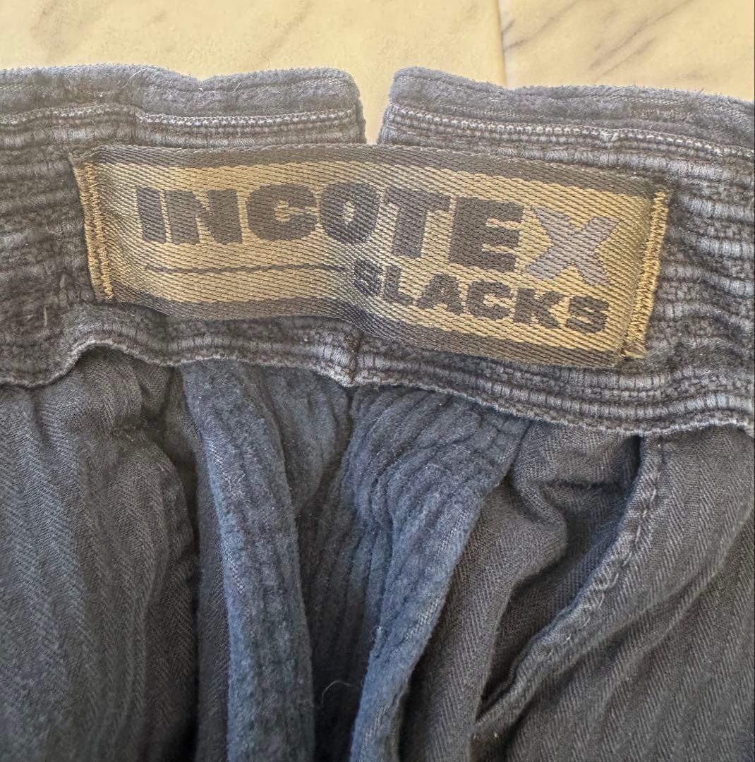 【新品未使用】INCOTEX コットン コーデュロイパンツ 30