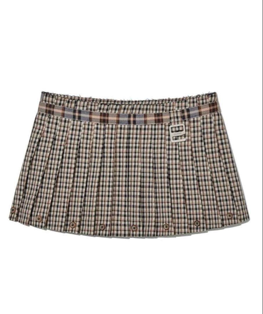スカート GLOWNY RUSSELL PLAID MINI SKIRT