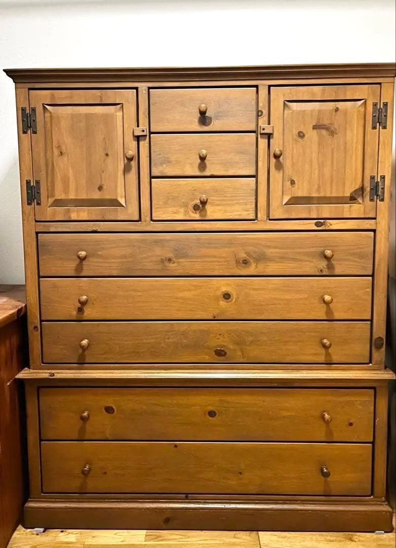 ajunma【希少・生産中止】アンファン ハイチェスト ★配送料込み