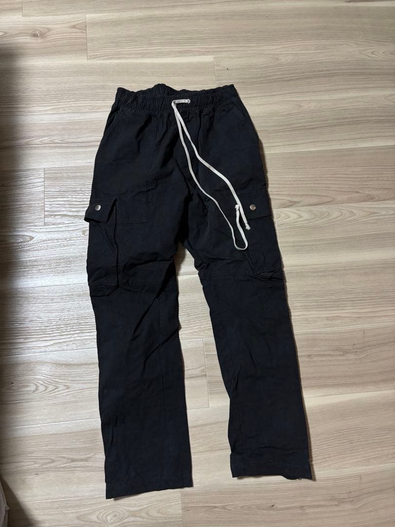 indepict ジップカーゴパンツ ブラック L