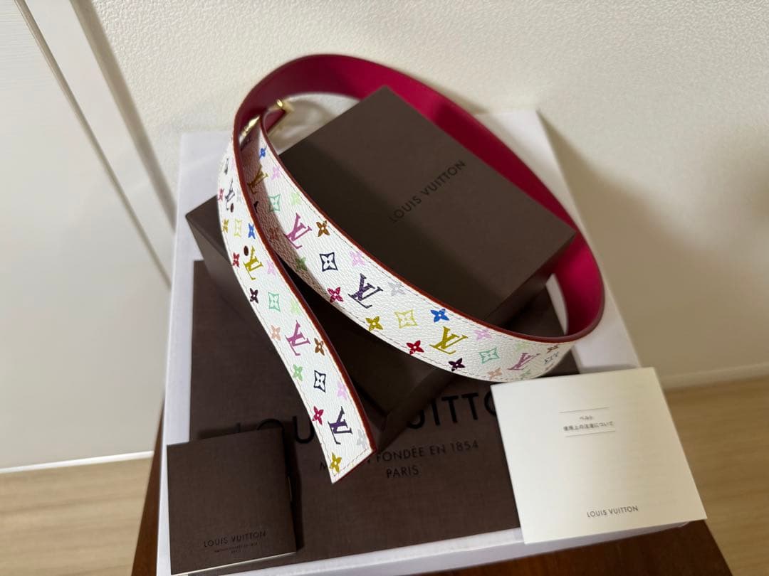 ルイ・ヴィトン LOUIS VUITTON マルチカラー ベルト