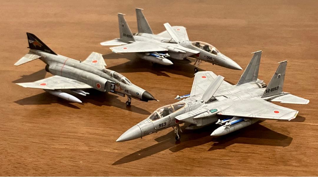 F-15J/DJ イーグル & F-4EJ改ファントム 1/144