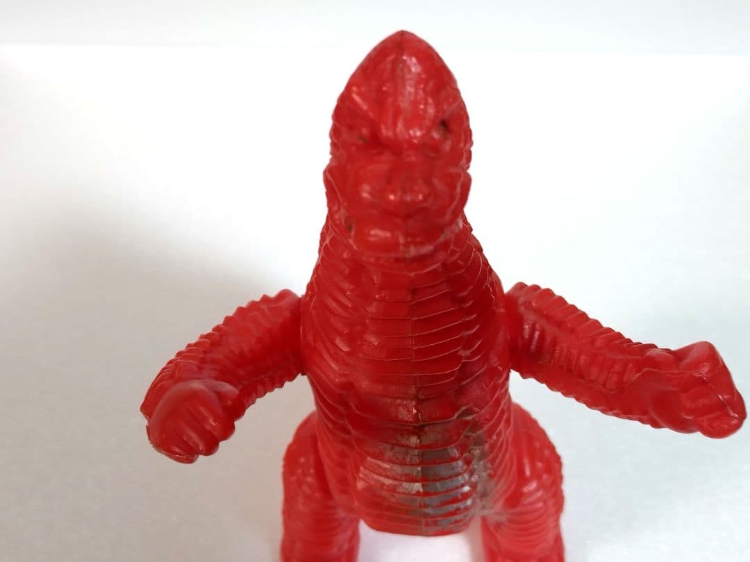 レッドキング　無版権　パチ ポリ製　駄玩具　昭和レトロ 怪獣　当時物　ウルトラ