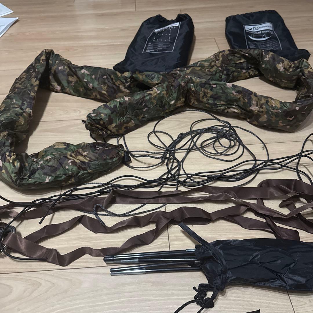 DD Tarp 3x3 & Frontline Hammock セット
