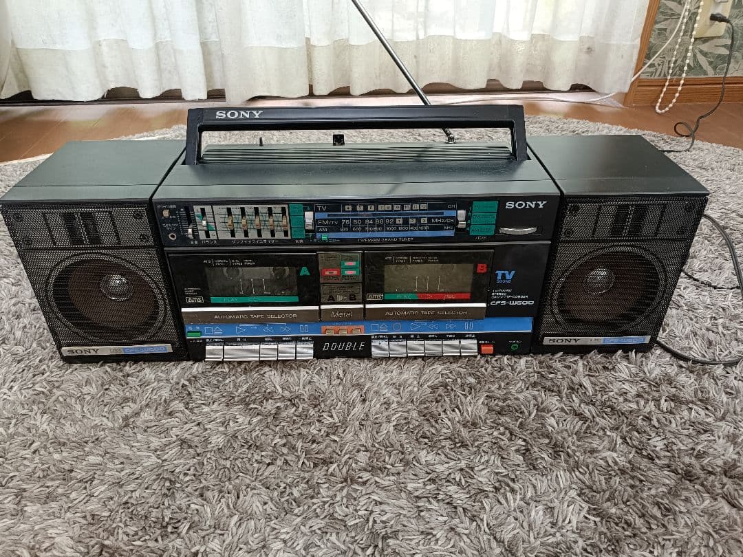 森*田様 SONY CFS-W600 ラジカセ FM/AM 3バンドチューナー