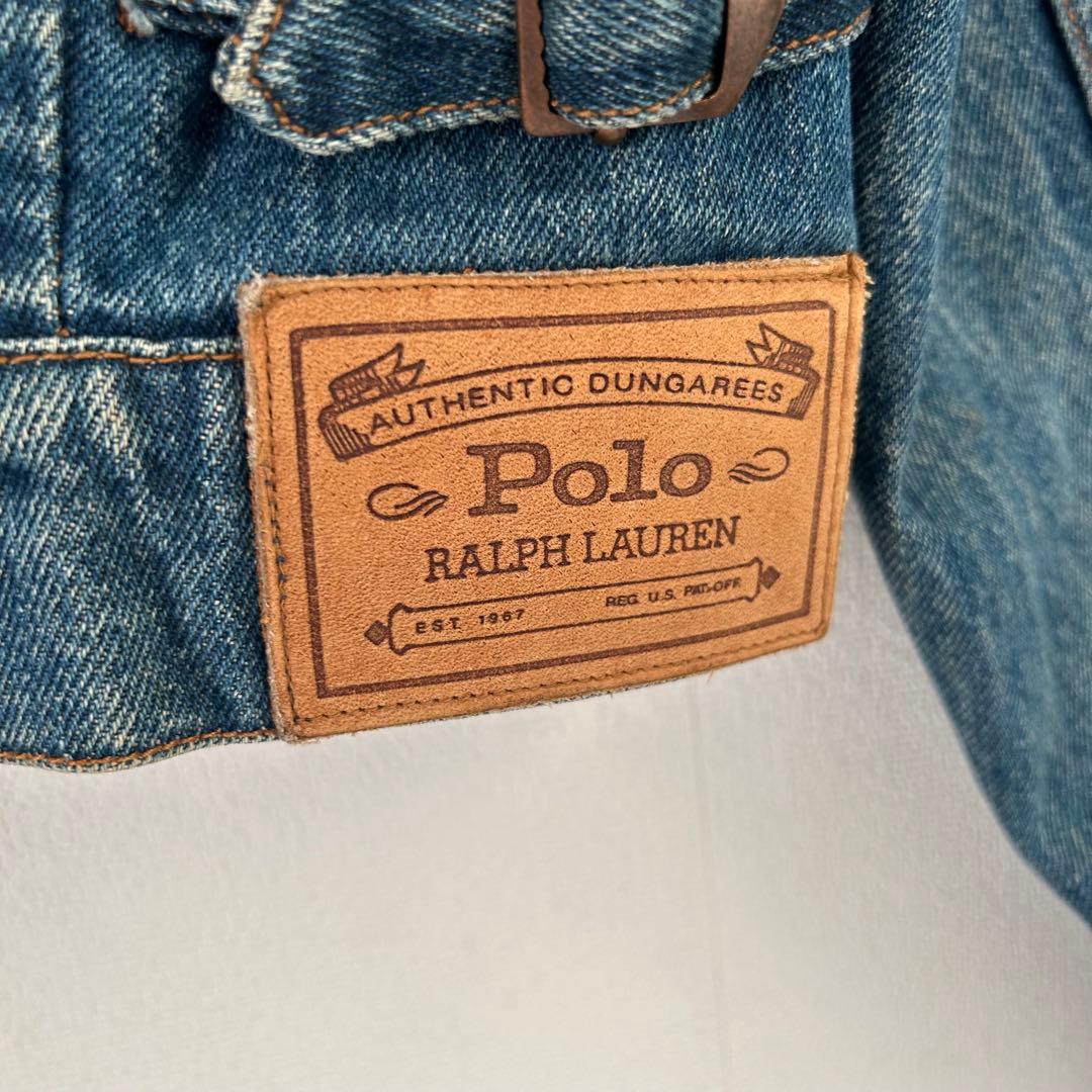 【スペシャル】ラルフローレン　デニムジャケット　セカンド　90s 三角タグ　L