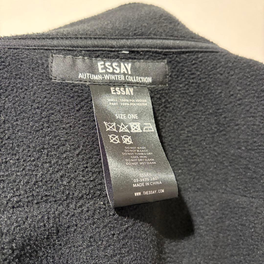 トップス ESSAY RAVE VEST BALLOON YOKE URU is-ness