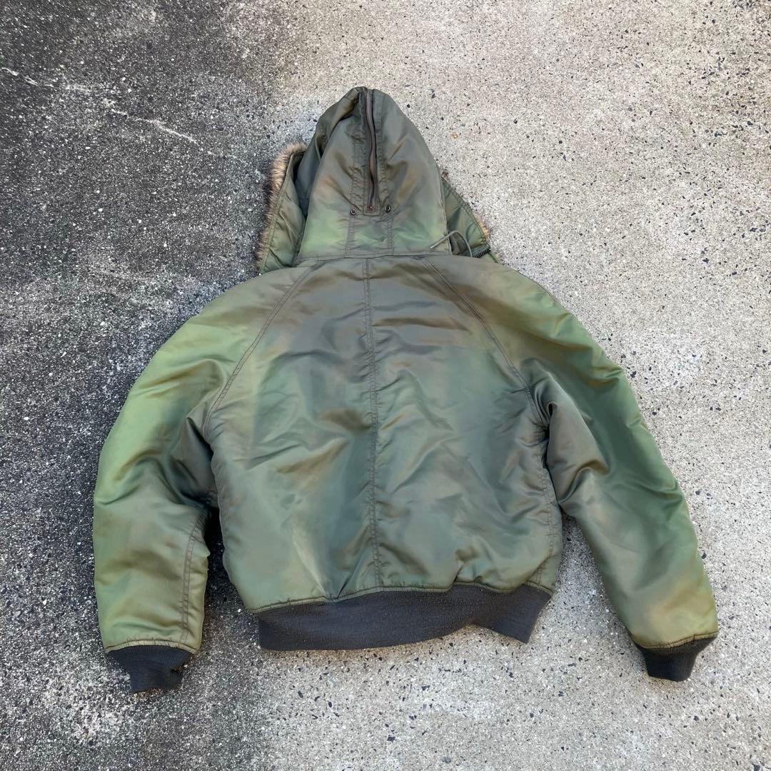 AVIREX N-2B フライトジャケット XL ミリタリー セージグリーン