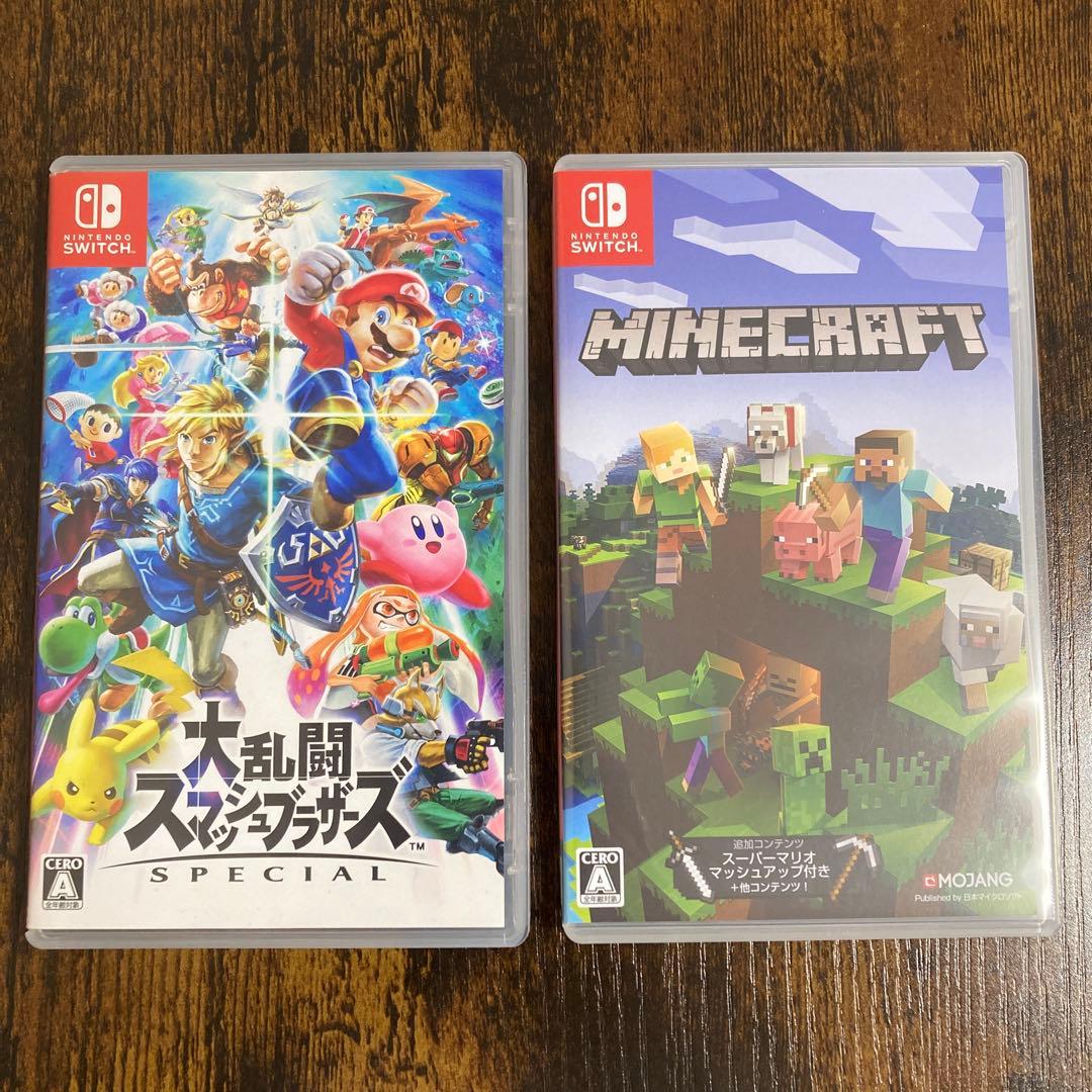 マイクラ　スマブラ　switchソフト