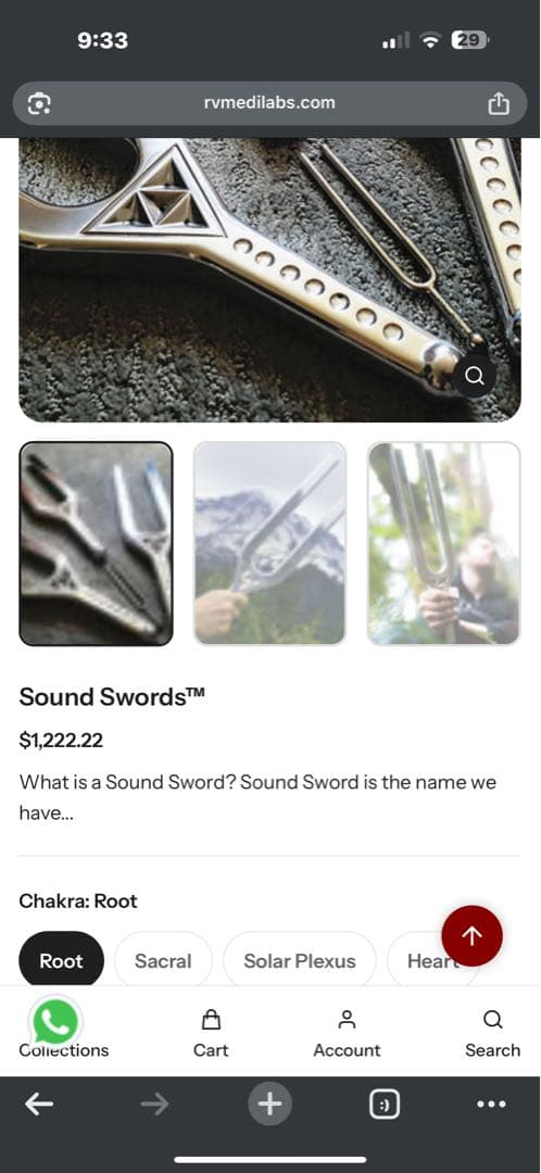 【希少】F342Hz 大型音叉 スピリチュアル治癒 美しい音色