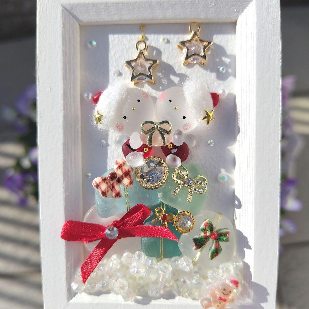 チーコ様 シーグラスアート『 聖夜～素敵なプレゼント～』他2点