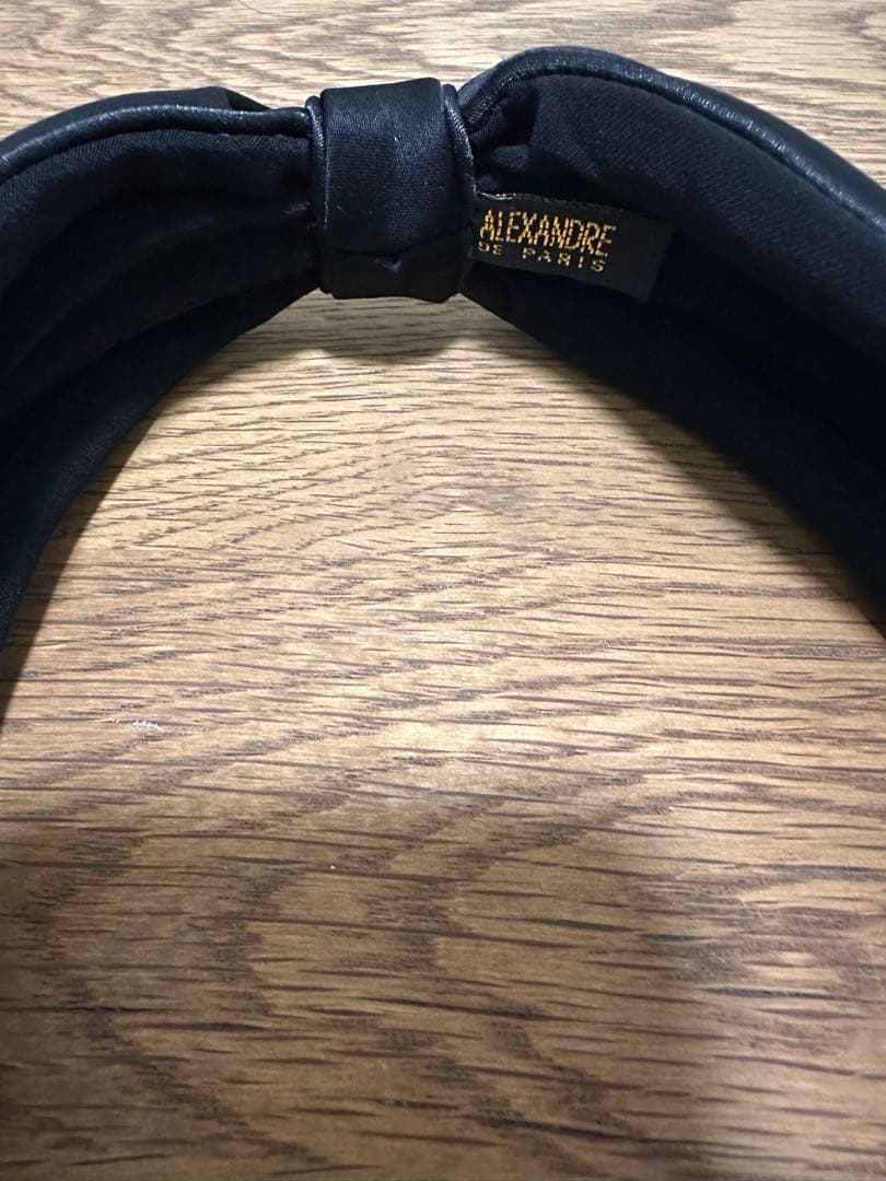 【新品未使用】ALEXANDRE DE PARIS ブラックカチューチャ