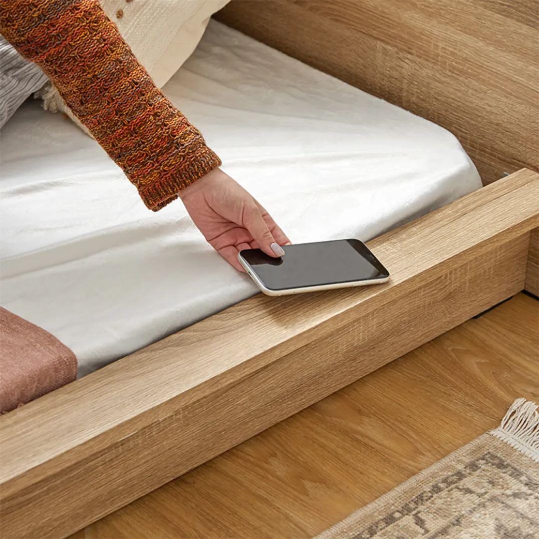 [幅158][ダブル] ベッドフレーム ロータイプ モダン LOWYA