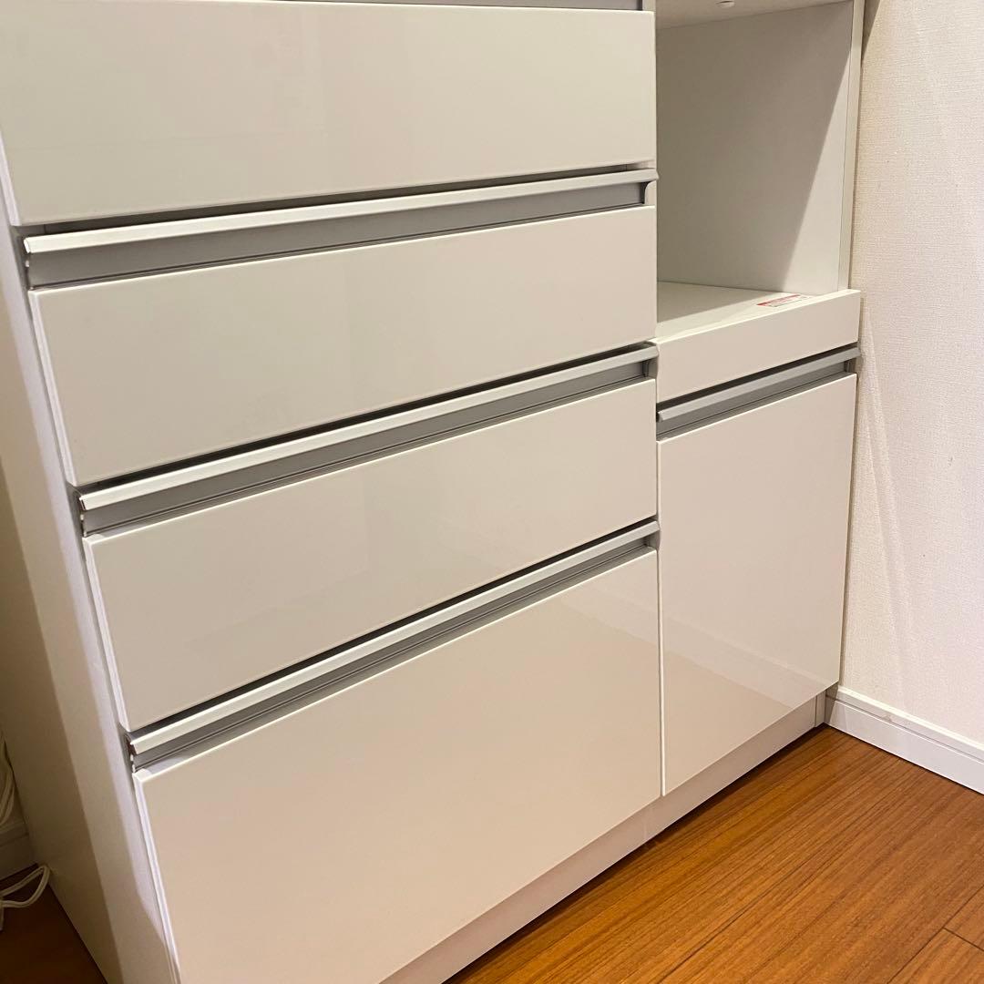 【購入価格8万円】ニトリ 食器棚 幅90cm レジューム キッチンボード 美品