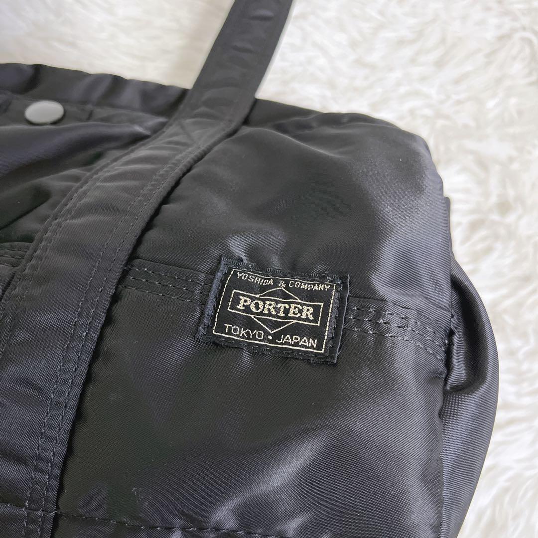 極美品 PORTER TANKER ダッフルバッグ ミニボストン ドラム L